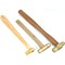 3 Jewelers Ball Pein Brass Dual Head Hammers Metalsmith